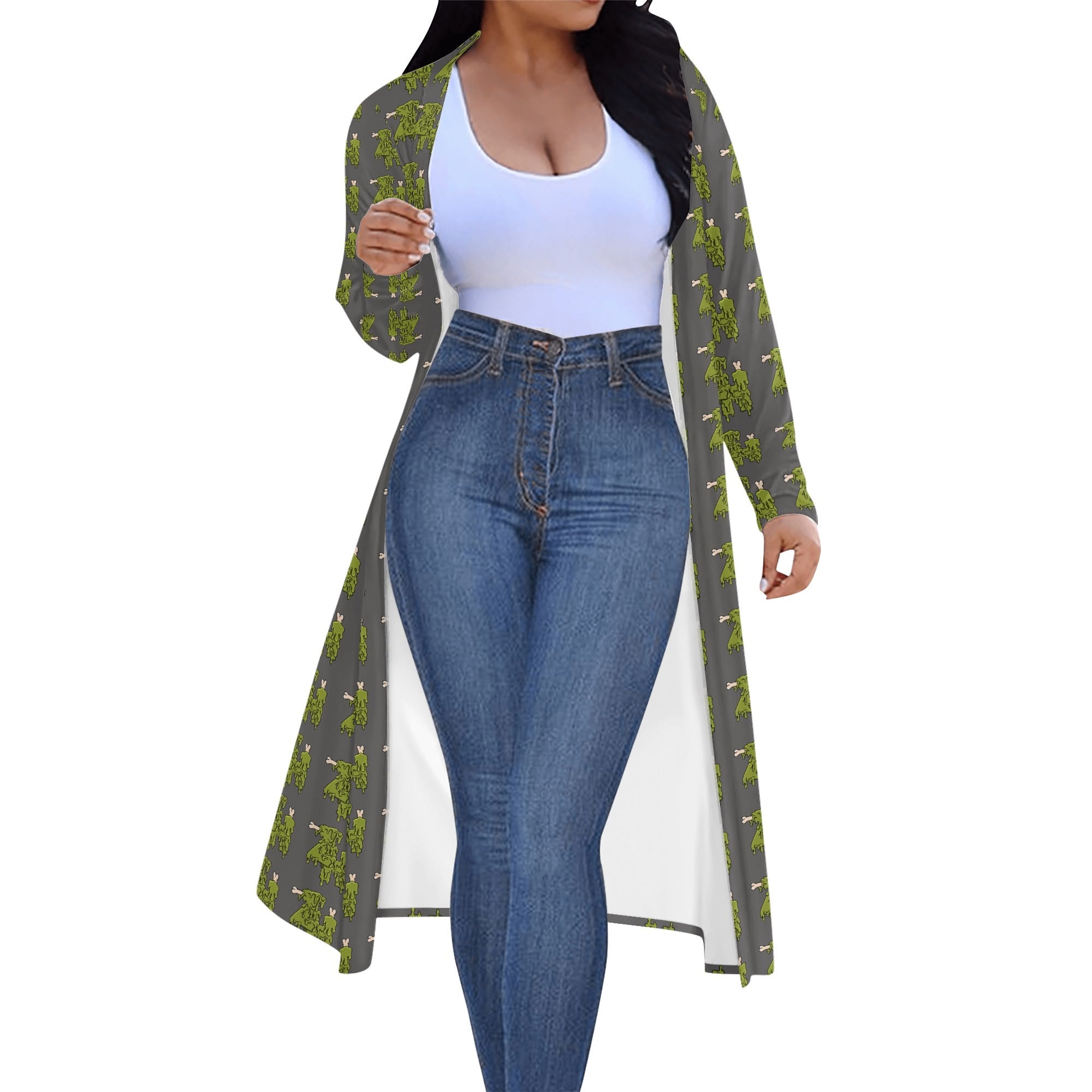 Womens Long Flowy Lightweight Kimono Cardigans