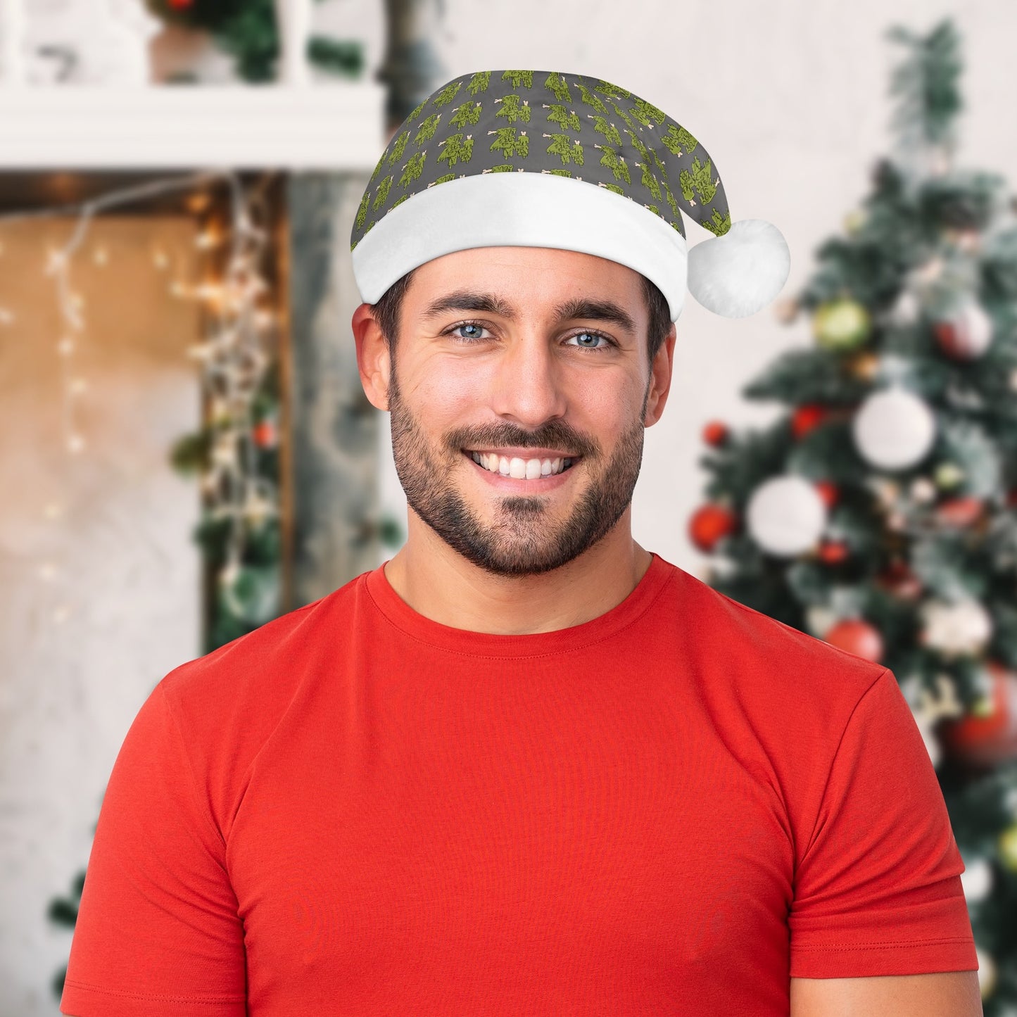 All Over Print Unisex Christmas Santa Hats