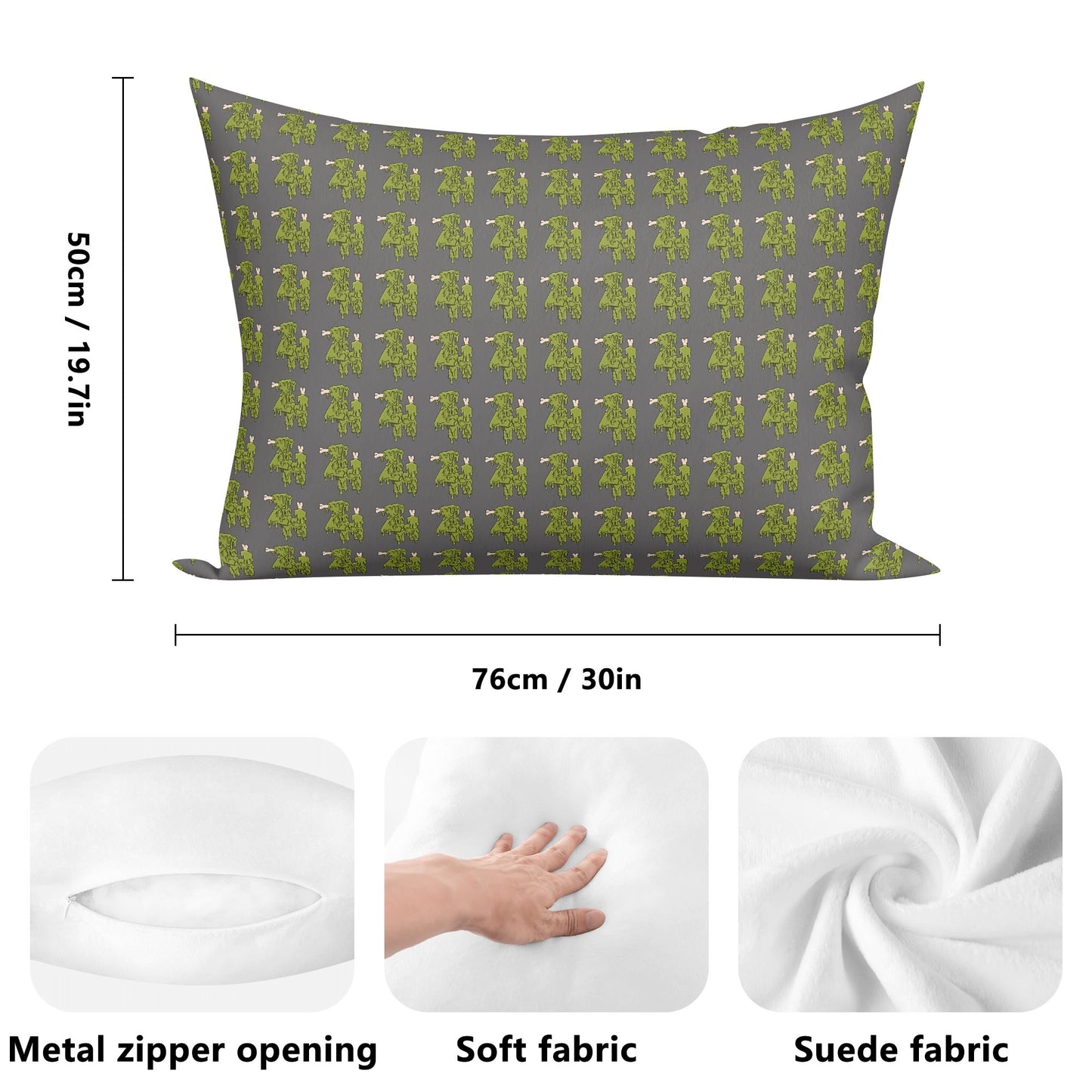 Rectangular All-Over Print Pillow Case