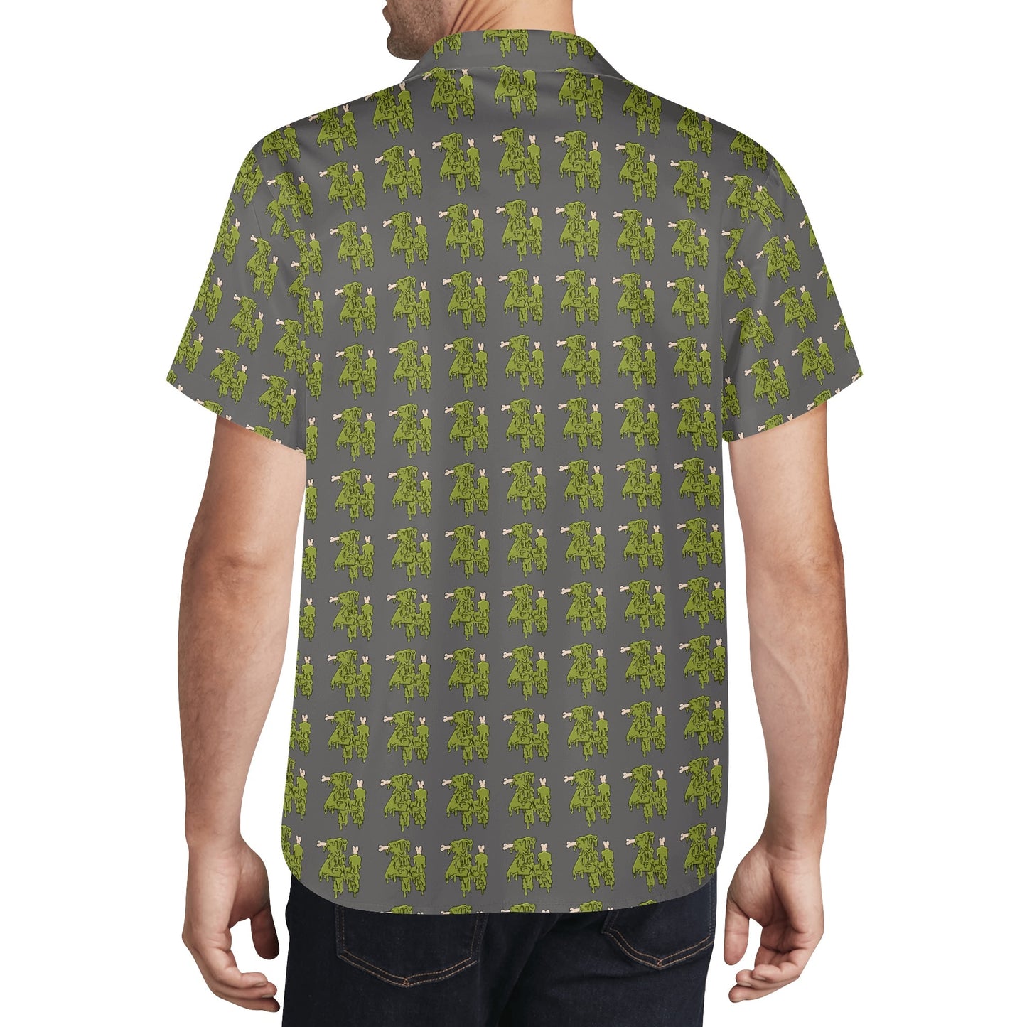 Mens All Over Print Casual Hawaiian Shirt