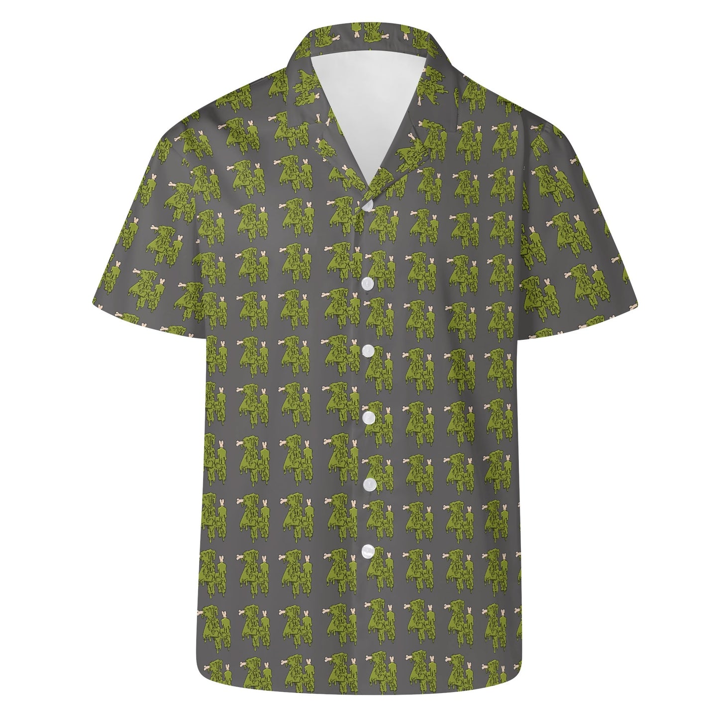 Mens All Over Print Casual Hawaiian Shirt