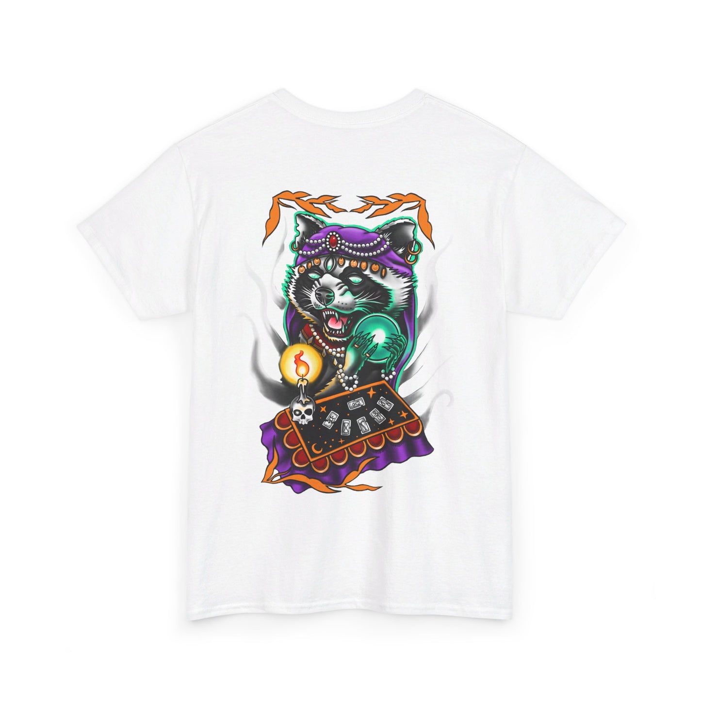 Fortune Teller Robert Rubbish Gums Tee - by Jade Zombie - Gildan 5000 Tee