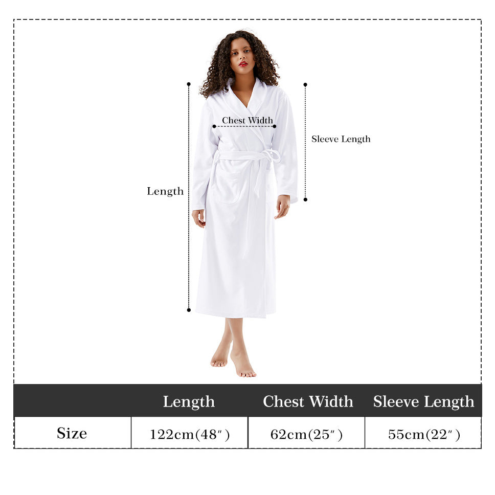 Womens New Style Long Bathrobe