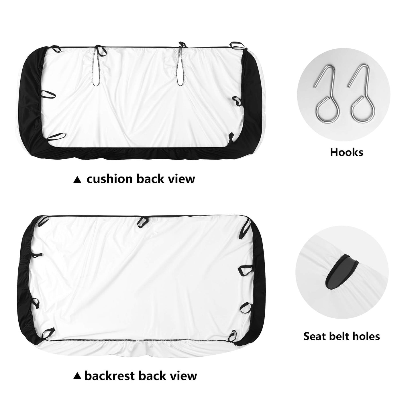 Lightweight Car Seat Cover Set (set of 4)