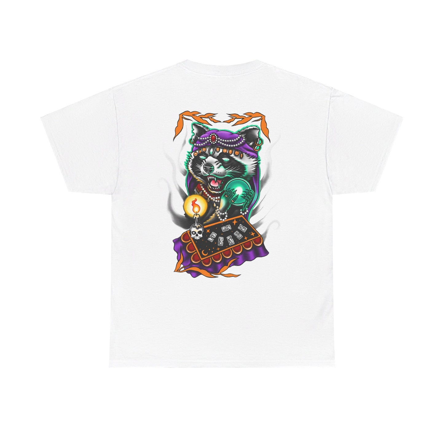 Fortune Teller Robert Rubbish Gums Tee - by Jade Zombie - Gildan 5000 Tee