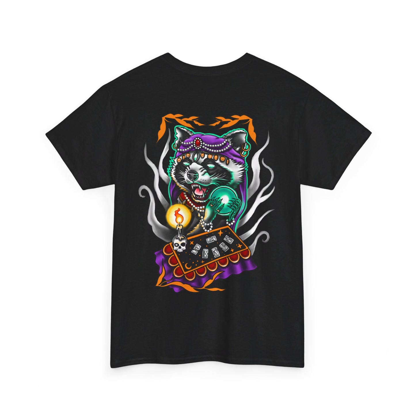 Fortune Teller Robert Rubbish Gums Tee - by Jade Zombie - Gildan 5000 Tee